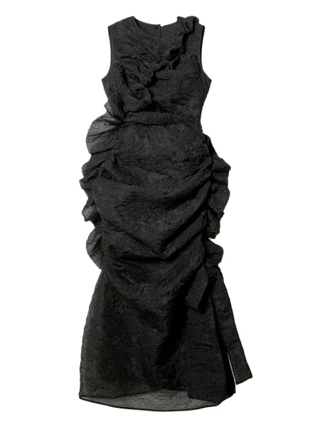 Rochie fără mâneci Cecilie Bahnsen fără mâneci de costum negru