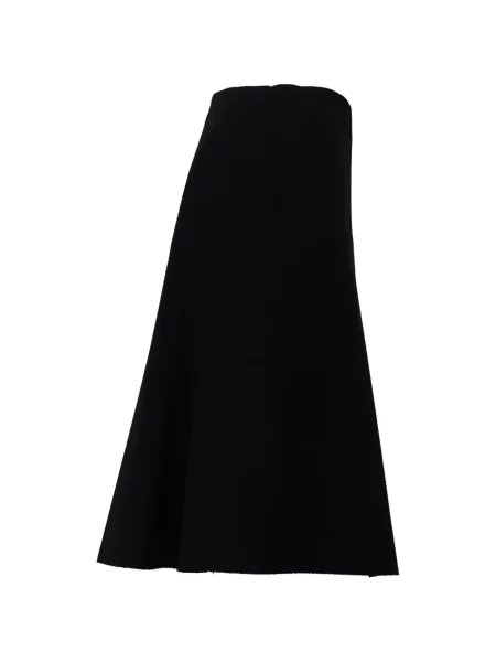 Fustă midi N°21 în linie A negru