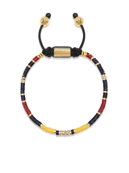 Brăţară Nialaya Jewelry cu mărgele negru