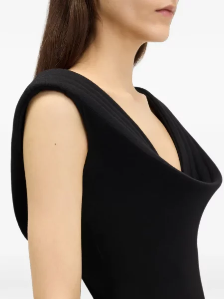 Body Jean Paul Gaultier din jerseu negru