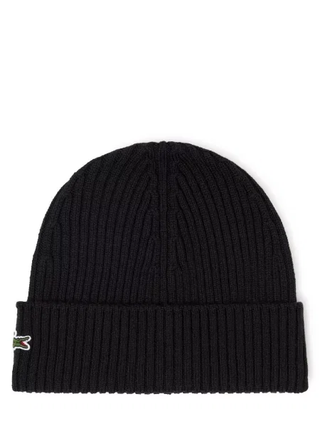 Czapka Lacoste chunky czarna