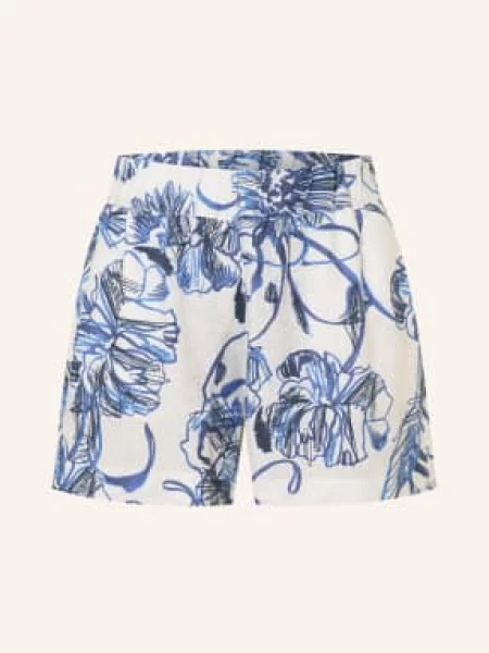 Szorty Lniane blau niebieskie