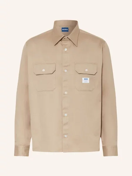 Hugo Blue Košile Ekynone Comfort Fit béžová