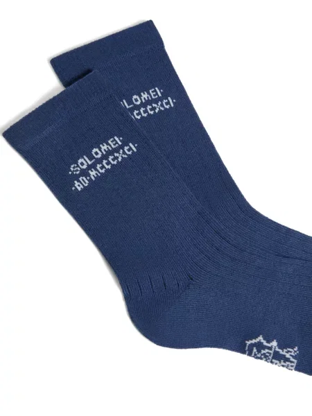 Skarpety dziecięce Brunello Cucinelli niebieskie