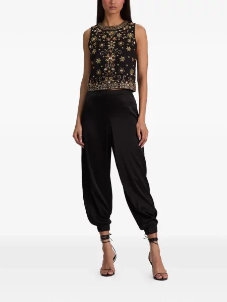 Top Alice + Olivia negru