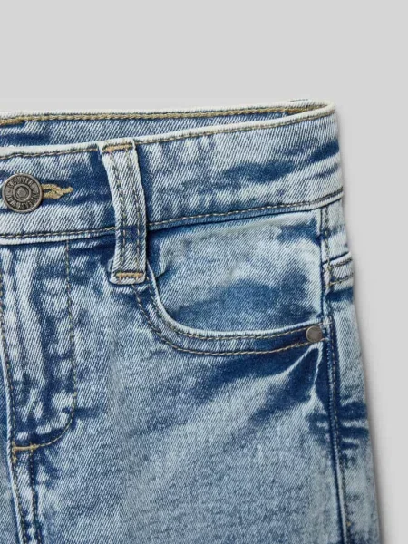 Jeansy o kroju baggy krój regular fit z mieszanka bawełny S.oliver Red Label niebieskie