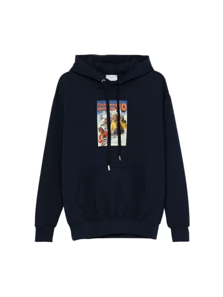 Bluza z kapturem Family First z kapturem niebieska
