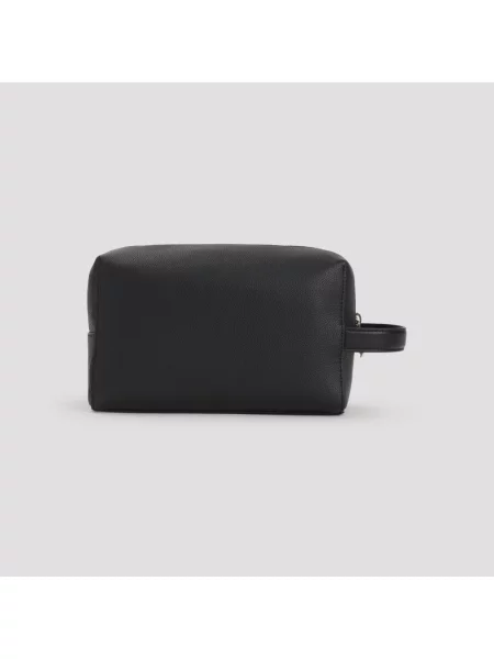 Torba Ps By Paul Smith skórzana w paski czarna