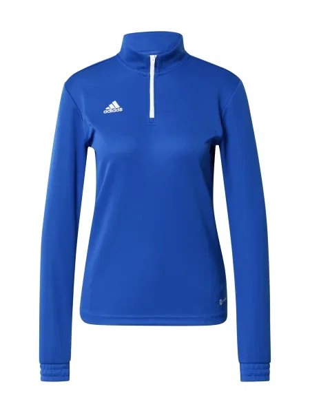 ADIDAS PERFORMANCE Sportovní mikina Entrada modrá bílá