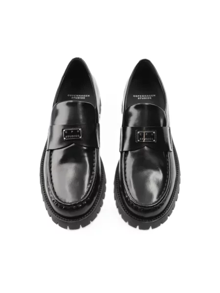 Copenhagen Studios Loafersy schwarz czarne
