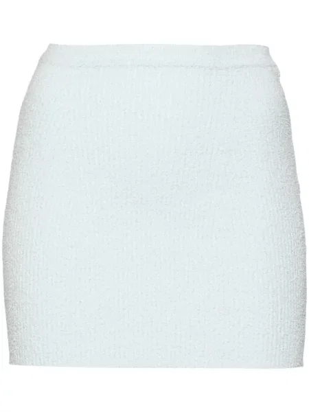 Fusta mini Wardrobe.nyc albastru