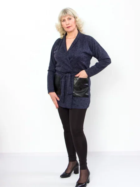 Кардиган Носи своє вовна/віскоза синій