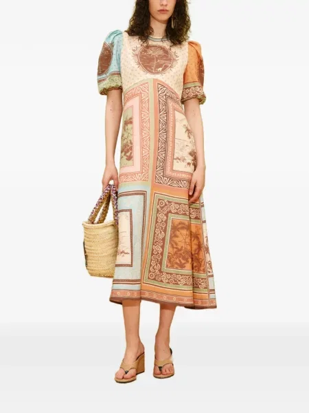 Rochie midi Alemais până la genunchi de costum