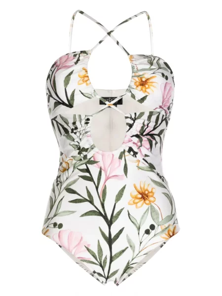 Costum de baie Patbo cu șireturi din dantelă