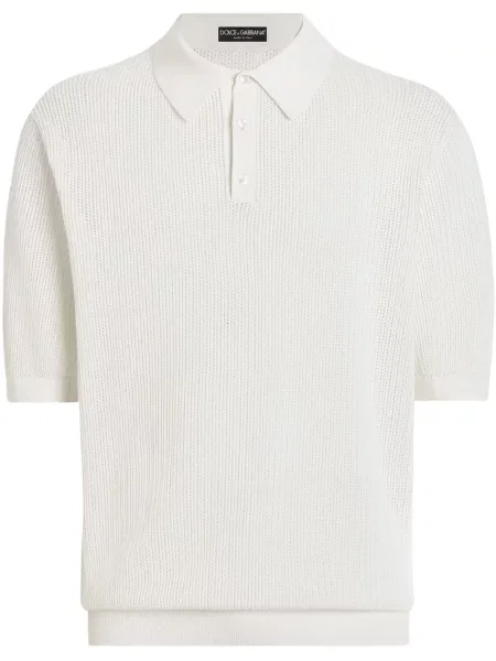 Polo Dolce & Gabbana tricotate alb