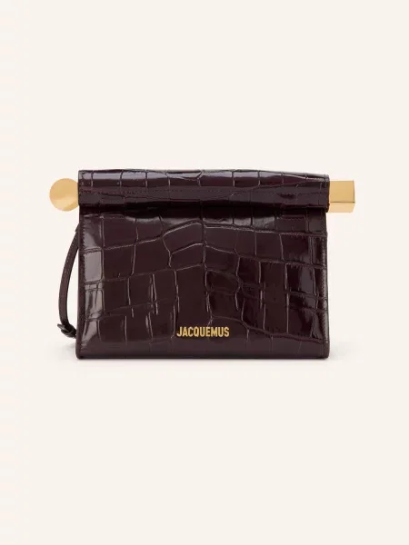 Jacquemus Kopertówka Le Sac Rond Carre rot