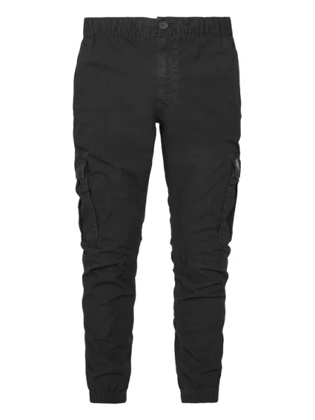 Панталон Tommy Jeans мъжки с кройка тип карго черно
