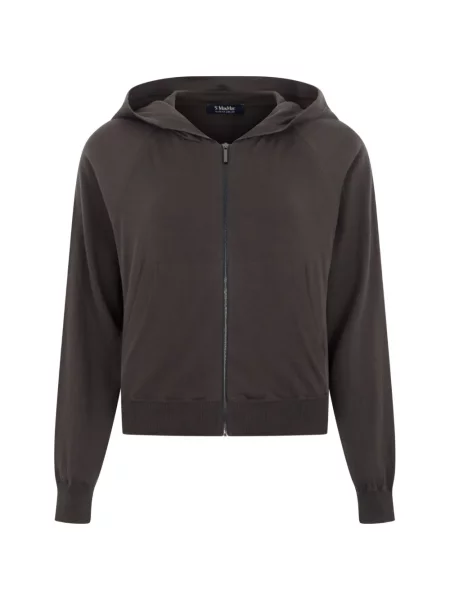 Lung hanorac cu glugă 's Max Mara maro