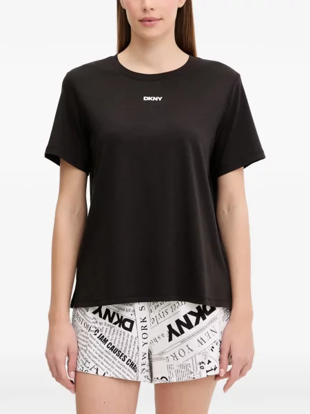 Pijamale Dkny cu imagine negru