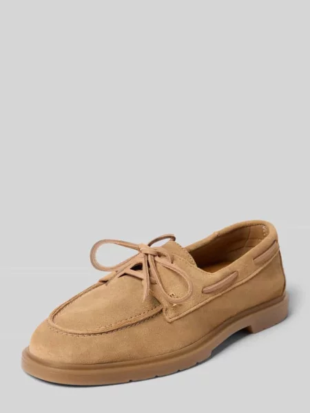 Loafersy Tommy Hilfiger zamszowe brązowe