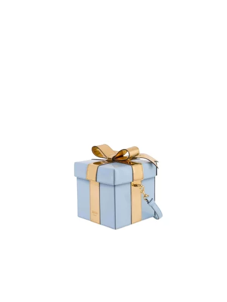 Torebka skórzana Moschino skórzana