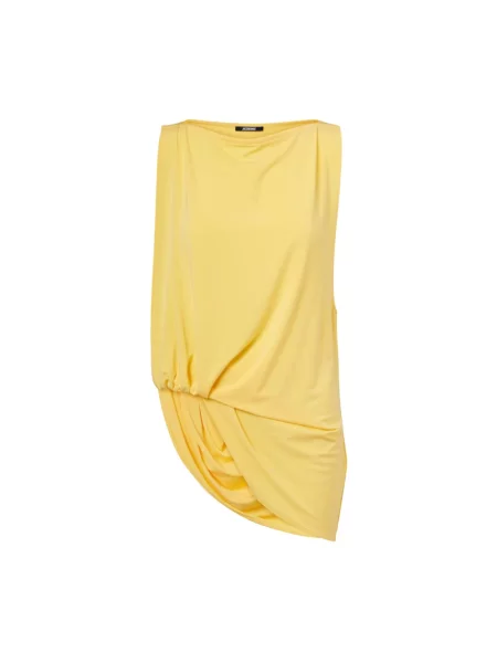 Top Jacquemus żółty