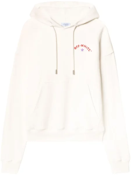 Hanorac cu glugă Off-white alb