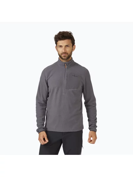 Мъжки суитшърт Rab Tecton Pull-On graphene сиво