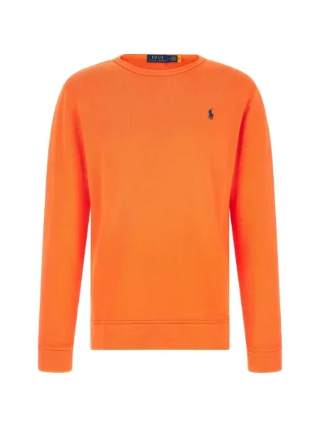 Tricou polo Polo Ralph Lauren cu autograf portocaliu