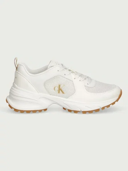 Calvin Klein HIKE RUNNER LACE UP SU MESH WMN sneakers boty béžové