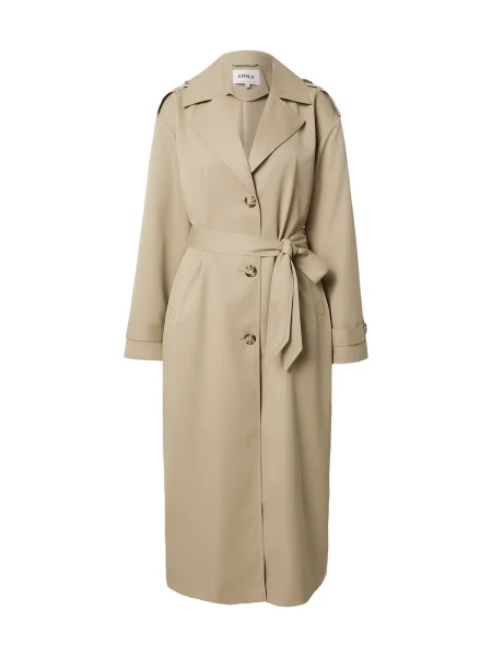 ONLY Palton de primăvară-toamnă ONLLine taupe gri