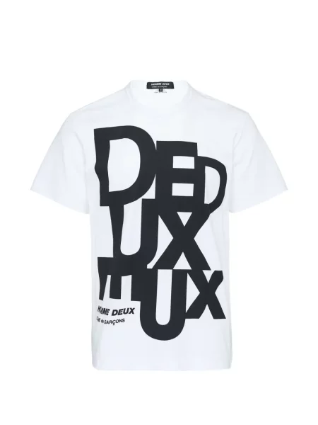 Tricou Comme Des Garçons Homme Deux cu imagine alb