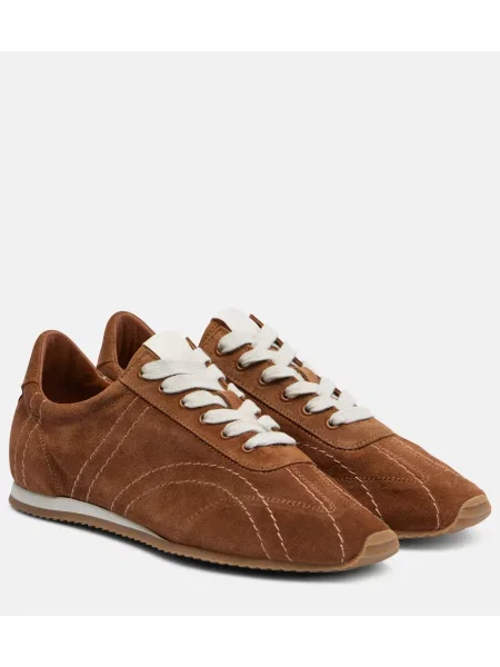 Велурени маратонки Toteme кафяво