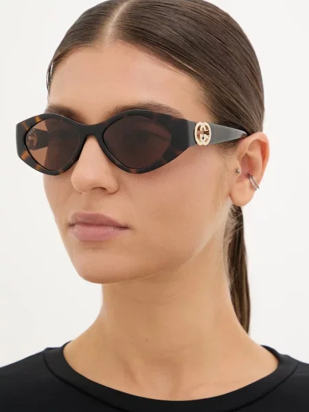 Gucci slnečné okuliare dámske hnedá