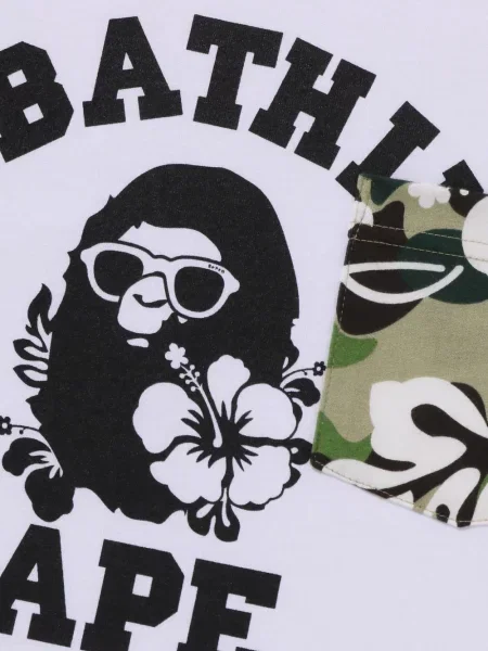 Tricou A Bathing Ape® alb