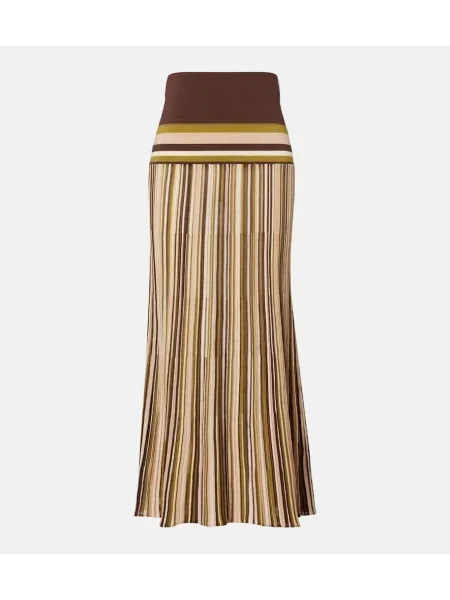 Maksi spódnica maxi Faithfull brązowa