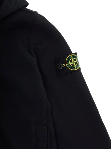 Bluza z kapturem dziecięca Stone Island czarna