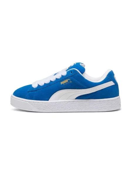 PUMA Nízke tenisky Suede XL modrá / zlatá biela