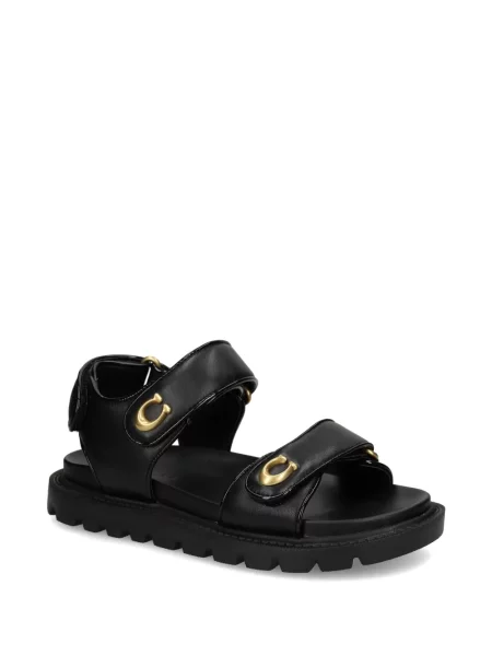 Sandale Coach cu autograf negru