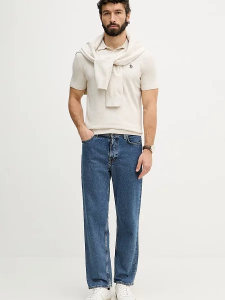 Tricou polo U.s. Polo Assn. bej