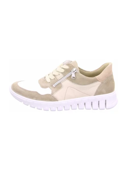 Sneakersy Waldläufer zamszowe beżowe