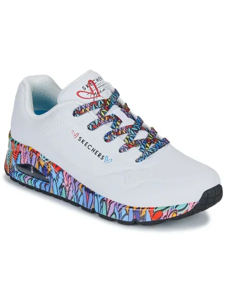 Pantofi Skechers clasici alb