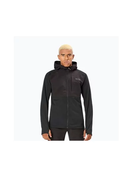 Бігова куртка NNormal Active Warm svart/black чорна