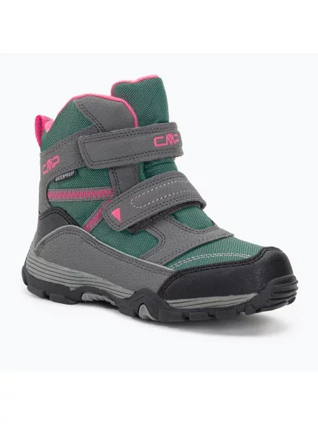 Śniegowce juniorskie CMP Pyry Snowboots Wp graffite/acqua szare