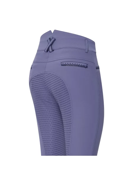Spodnie jeździeckie z wysokim stanem i pełną przyczepnością Imperial Rid niebieskie