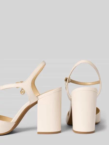 Czółenka ze skóry model ALEXA FLEX' Michael Michael Kors biała