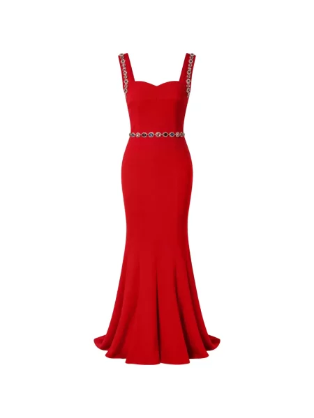 Rochie maxi Dolce & Gabbana roșu