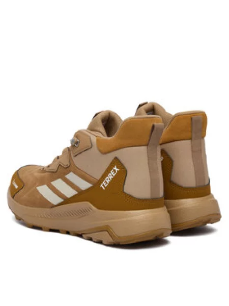 Adidas Turistiniai batai Terrex Anylander Leather Mid Climaproof Hiking Shoes Šviesiai ruda