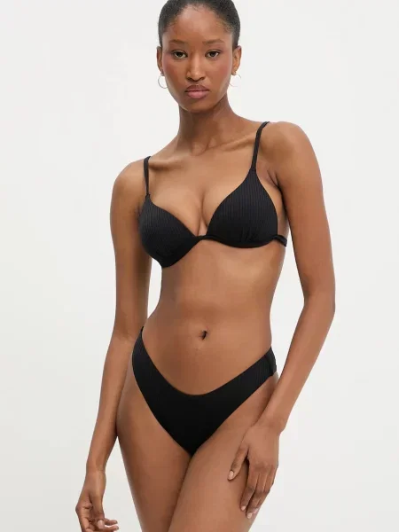 Dvoudílné plavky Answear Lab vyztužený košík černá