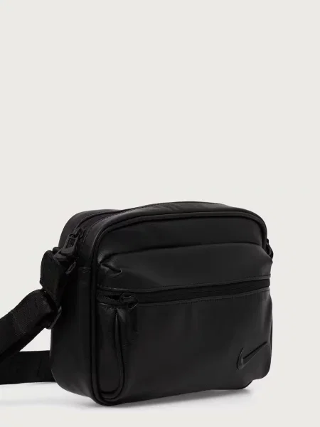 Nike Sportswear crossbody kabelka dámska z imitácie kože Heritage Premium čierna